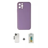 ieg™ iPhone 12 Pro Kılıf Yadigar Klasik - Siyah Polymer Nano Ekran Koruyucu + Siyah Shine Kamera Lens