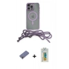 ieg™ iPhone 12 Pro Max Kılıf Eksen Özel Seri - Siyah Polymer Nano Ekran Koruyucu + Gold Metal Kamera Lens Koruma Cam