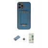 ieg™ iPhone 12 Pro Max Kılıf Kozmos Minimal Prime - Siyah 20D Premium Cam Ekran Koruyucu + Pembe Shine Kamera Lens Koruma Cam