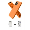 ieg™ iPhone 12 Pro Max Kılıf Kozmos Yansıma Özel Seri - Şeffaf Uv Polymer Nano Ekran Koruyucu + Gökkuşağı Shine Kamera Lens