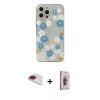 ieg™ iPhone 13 Pro Max Kılıf Eksen Asil Prime - Siyah Bilvis 3D Cam Ekran Koruyucu + Kırmızı Pers Alüminyum Kamera Lens