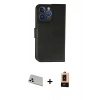 ieg™ iPhone 13 Pro Max Kılıf Siluet Işık Serisi - Şeffaf Maxco Cam Ekran Koruyucu + Beyaz Rainbow Kamera Lens Koruma Cam