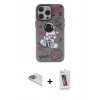 ieg™ iPhone 13 Pro Max Kılıf Zirve Form Özel Seri - Siyah Joko 5D Cam + Sierra Blue Pers Alüminyum Kamera Lens