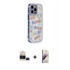 ieg™ iPhone 14 Pro Max Kılıf Ahenk Modern Serisi - Siyah Bilvis 3D Mat Cam Ekran Koruyucu + Siyah Bilvis Titan Kamera Lens