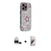 ieg™ iPhone 14 Pro Max Kılıf Ahenk Modern Serisi - Siyah Bilvis 3D Mat Cam Ekran Koruyucu + Siyah Bilvis Titan Kamera Lens