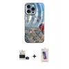 ieg™ iPhone 14 Pro Max Kılıf Nova Doku Prime - Siyah Joko 5D Cam + Siyah Bilvis Titan Kamera Lens