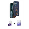 ieg™ iPhone 16 Kılıf Nova Form Koleksiyonu - Siyah Bilvis 5in1 5D Magic Hayalet Cam Ekran Koruyucu + Siyah Bilvis Titan Kamera Lens