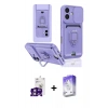 ieg™ iPhone 16 Kılıf Vadi Form Prime - Siyah Bilvis 5in1 3D Magic Cam Ekran Koruyucu + Pembe Bilvis Titan Kamera Lens
