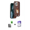 ieg™ iPhone 16 Pro Kılıf Nova Form Koleksiyonu - Siyah Bilvis 5in1 3D Magic Cam Ekran Koruyucu + Siyah Raze Metal Kamera Lens