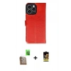 ieg™ iPhone 16 Pro Max Kılıf Siluet Işık Serisi - Siyah Buffer Cam Ekran Koruyucu + Çöl Titanyum Raze Metal Kamera Lens