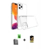 ieg™ iPhone 16 Pro Max Kılıf Zirve Doku - Siyah Buffer Cam Ekran Koruyucu + Siyah Raze Metal Kamera Lens