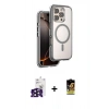 ieg™ iPhone 16 Pro Max Kılıf Zirve Klasik Prime - Siyah Buffer Cam Ekran Koruyucu + Siyah Bilvis Titan Kamera Lens