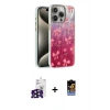 ieg™ iPhone 16 Pro Max Kılıf Zirve Modern Prime - Siyah Buffer Hayalet Cam Ekran Koruyucu + Siyah Bilvis Titan Kamera Lens