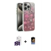ieg™ iPhone 16 Pro Max Kılıf Zirve Modern Prime - Siyah Buffer Hayalet Cam Ekran Koruyucu + Siyah Bilvis Titan Kamera Lens