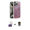 ieg™ iPhone 16 Pro Max Kılıf Zirve Modern Prime - Siyah Buffer Hayalet Cam Ekran Koruyucu + Siyah Bilvis Titan Kamera Lens