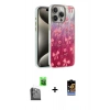 ieg™ iPhone 16 Pro Max Kılıf Zirve Modern Prime - Siyah Buffer Hayalet Cam Ekran Koruyucu + Siyah Raze Metal Kamera Lens