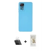 ieg™ Redmi Note 11 Pro Kılıf Ahenk Serisi - Siyah Mat Seramik Nano Ekran Koruyucu + Şeffaf Kamera Lens Koruma Cam