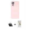 ieg™ Redmi Note 11 Pro Kılıf Ahenk Serisi - Siyah Mat Seramik Nano Ekran Koruyucu + Şeffaf Kamera Lens Koruma Cam