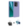 ieg™ Redmi Note 13 Pro 4G Kılıf Kozmos Yansıma Özel Seri - Siyah 3D Antistatik Seramik Nano Ekran Koruyucu + Şeffaf Kamera Lens Koruma Cam