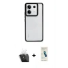 ieg™ Redmi Note 13 Pro 5G Kılıf Nova Işık Serisi - Şeffaf Pasifik Cam Ekran Koruyucu + Şeffaf Kamera Lens Koruma Cam