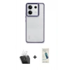 ieg™ Redmi Note 13 Pro 5G Kılıf Nova Işık Serisi - Şeffaf Pasifik Cam Ekran Koruyucu + Şeffaf Kamera Lens Koruma Cam