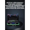 İkili Bluetooth Kulaklık Dijital Göstergeli Uzun Pil Ömrü Yüksek Ses Kaliteli Yeni Nesil