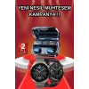İkili Set Akıllı Saat Ve Bluetooth Kulaklık Kablosuz Uzun Pil Ömrü Spor Modları