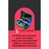 İkili Set Akıllı Saat Ve Bluetooth Kulaklık Kablosuz Uzun Pil Ömrü Spor Modları
