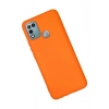 İnfinix Hot 10 Play Kılıf Nano içi Kadife Silikon - Turuncu