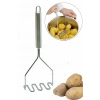 İnox Paslanmaz Metal Patates Ezici Püre Yapıcı 27 cm