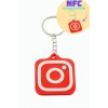 InstagramLogolu 3D Baskılı NFC Anahtarlık
