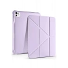 iPad Air 13 (2024) Kılıf Kalemlikli Mars Tablet Kılıfı - Açık Mor