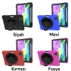 İpad Air 4. Nesil 10.9 Kılıf Shockproof 3 Katmanlı Standlı Zırh Kılıf Kalem Yerli