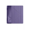 iPad Pro 11 (2024) Kılıf Kalemlikli Hugo Tablet Kılıfı - Mor