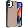 iPhone 11 Kılıf Aras Deri Kapak - Pudra