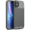 iPhone 11 Kılıf Auto Focus Karbon Kapak - Siyah