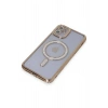 iPhone 11 Kılıf Joke Simli Magneticsafe Kılıf - Gold