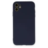 iPhone 11 Kılıf Nano içi Kadife Silikon - Lacivert