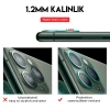 İphone 11 Pro 11 Pro Max Full Tempered Kamera Koruyucu Kırılmaz Cam-(5775)