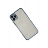 iPhone 11 Pro Kılıf Lensli Silikon - Açık Mavi