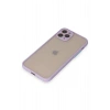 iPhone 11 Pro Kılıf Montreal Silikon Kapak - Mor