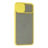 iPhone 11 Pro Kılıf Palm Buzlu Kamera Sürgülü Silikon - Sarı