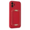 iPhone 12 Kılıf Coco Elit Kapak - Kırmızı