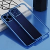İphone 12 Pro 6.1inç Renkli Kenar Şeffaf Kılıf Kamera Korumalı Kılıf
