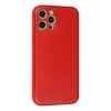iPhone 12 Pro Kılıf Coco Karbon Silikon - Kırmızı
