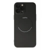 iPhone 12 Pro Kılıf Jack Magneticsafe Lens Silikon - Siyah