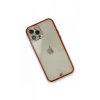 iPhone 12 Pro Kılıf Liva Taşlı Silikon - Kırmızı