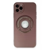 iPhone 12 Pro Kılıf Lukka Magneticsafe Kapak - Kahverengi