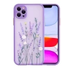 İphone 12 Pro Max 6.7inç Kamera Korumalı Çiçek Desenli Silikon Kılıf