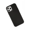iPhone 12 Pro Max Kılıf Asya Deri Silikon - Siyah